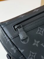 LV VOYAGER Small Black Floral Postman Bag M1251 Size: 2.5*11*33 - Image 5