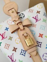 LV ALL White Three-Color Handbag M1308 Size: 8*12*16cm - Image 4