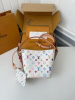 LV ALL White Three-Color Handbag M1308 Size: 8*12*16cm