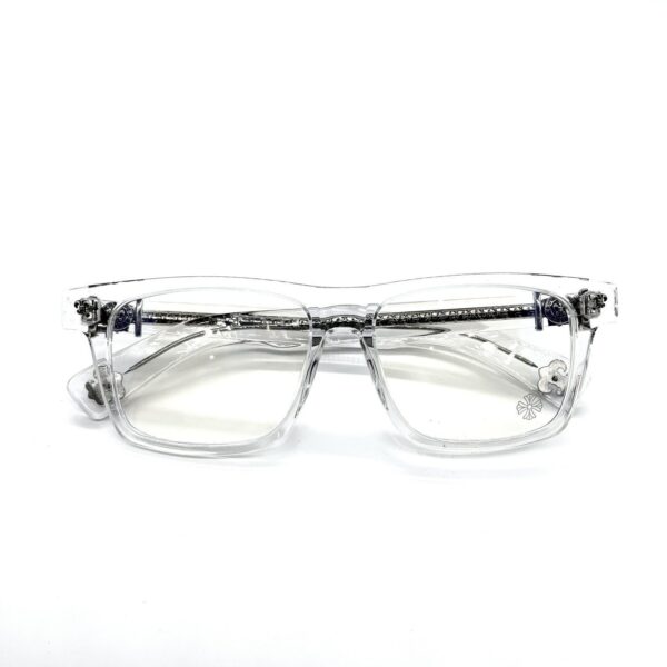 Chrome Hearts transparent frame glasses