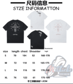 CHROME HEARTS 25SS T-shirt Black&White - Image 2