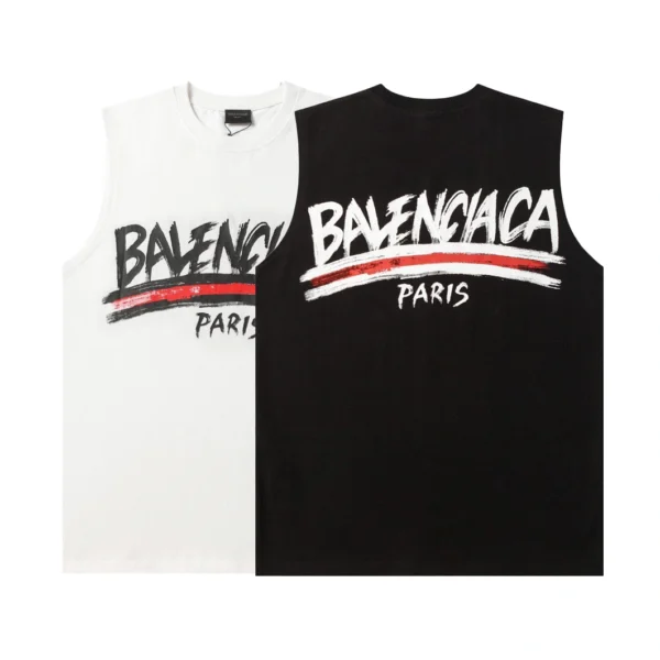 Balenciaga vest BIG LOGO Black/White
