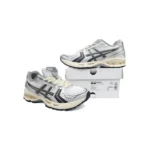A*ICS Gel-Kayano 14 JJJJound Silver Black 1201A457-101 - Image 13