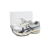 A*ICS Gel-Kayano 14 JJJJound Silver Black 1201A457-101 - Image 3