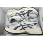 A*ICS Gel-Kayano 14 JJJJound Silver Black 1201A457-101 - Image 2