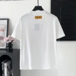 Louis Vuitton lv logo printed lettering T-shirt White - Image 3