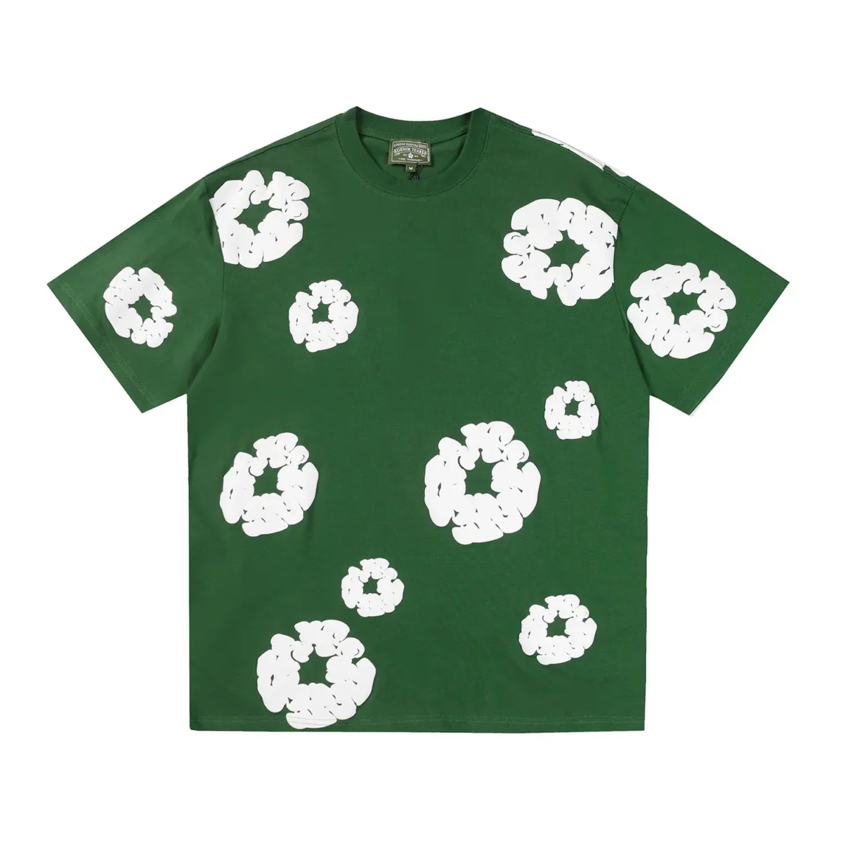 Denim Tears T-Shirt Cotton Green - Image 1