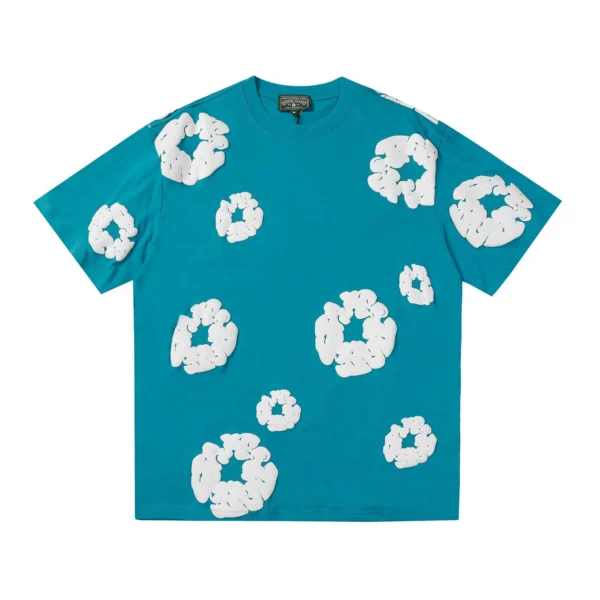 Denim Tears T-Shirt Cotton Lake blue