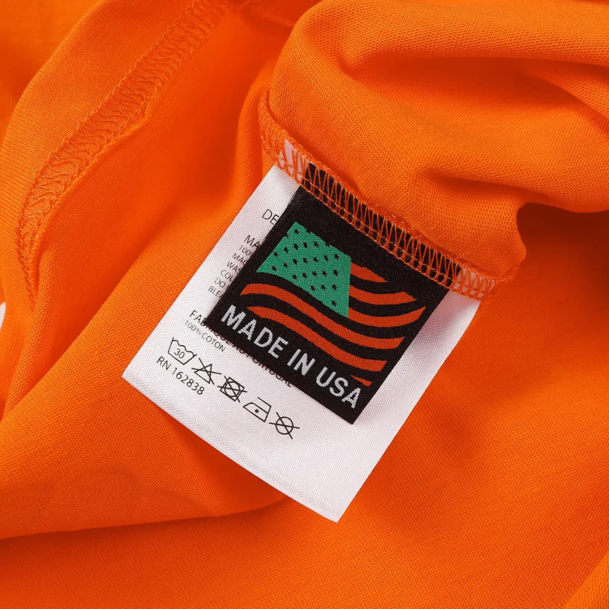 Denim Tears T-Shirt Cotton Orange - Image 4