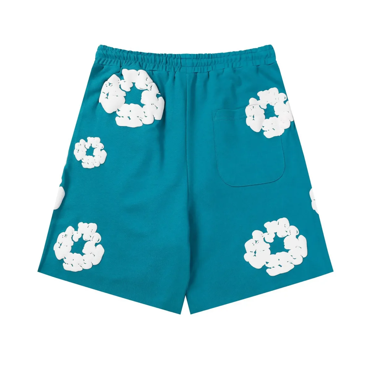 Denim Tears The Cotton Wreath Shorts Lake Blue - Image 3