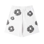 Denim Tears The Cotton Wreath Shorts White - Image 3