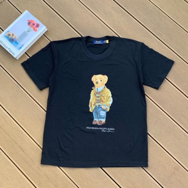 Ralph Lauren Polo Bear Jersey Cotton T-shirt Vintage Bear