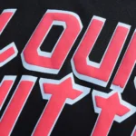 Louis Vuitton lv logo printed lettering T-shirt Black - Image 10