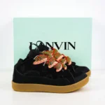 Lanvin 'curb' Sneakers In Black Leather - Image 6