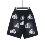 Hellstar washed vintage print shorts - Image 4