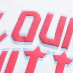 Louis Vuitton lv logo printed lettering T-shirt White - Image 8
