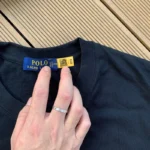 Ralph Lauren Classic Red War Horse Short Sleeve T-Shirt Black - Image 6