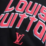 Louis Vuitton lv logo printed lettering T-shirt Black - Image 11