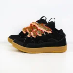 Lanvin 'curb' Sneakers In Black Leather - Image 5