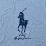 Ralph Lauren Classic War Horse Short Sleeve T-Shirt Grey - Image 5