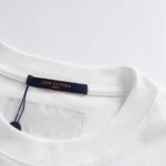 Louis Vuitton lv logo printed lettering T-shirt White - Image 8