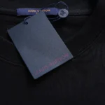 Louis Vuitton lv logo printed lettering T-shirt Black - Image 7