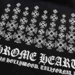 ChromeHearts logo lettering T-shirt BLACK - Image 6