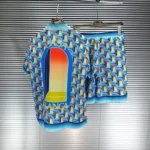 Casablanc Masao San Print Silk Shirts, Short Sleeve Loose Casual T-Shirt - Image 4
