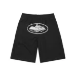 Corteiz OG Alcatraz Shorts Heather Black