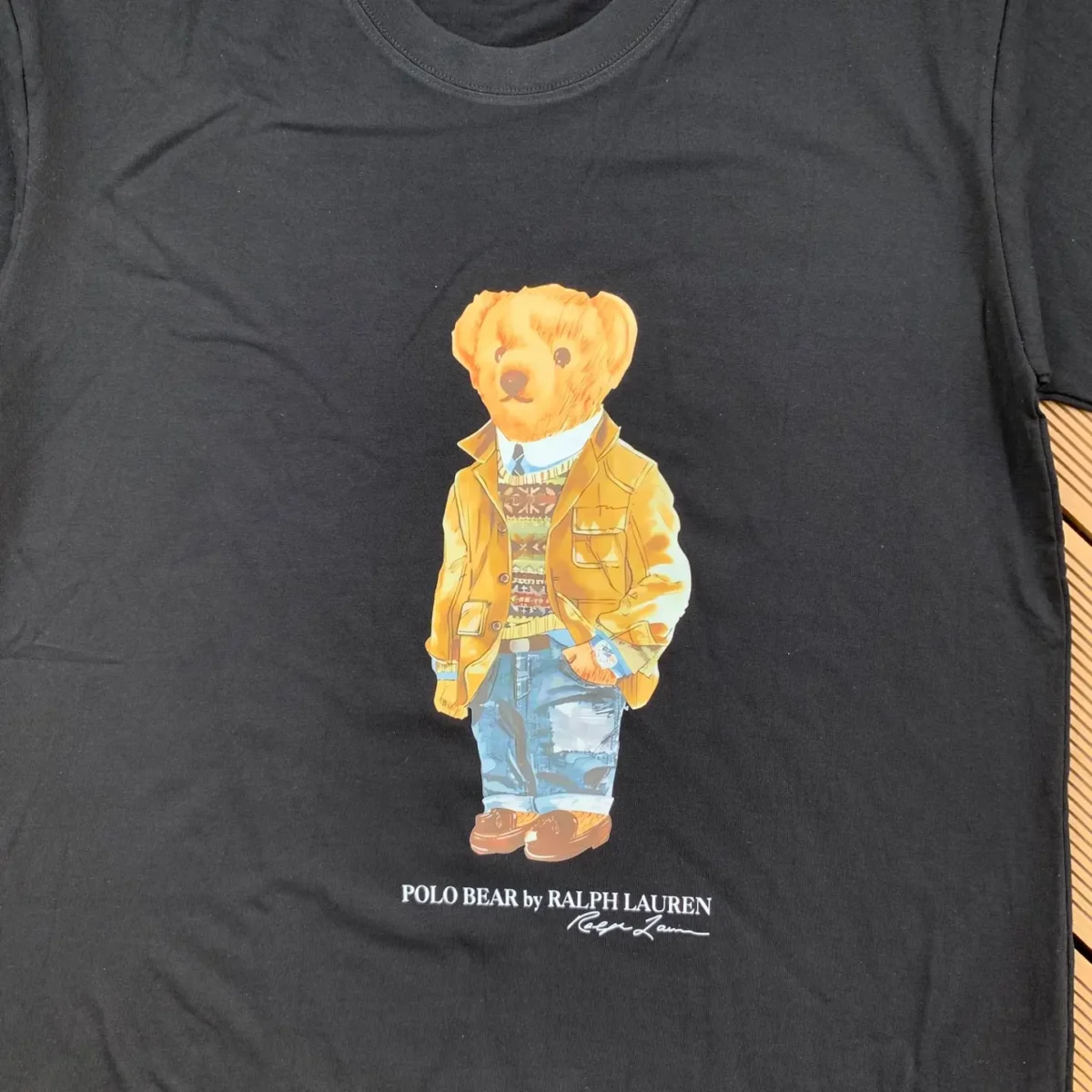 Ralph Lauren Polo Bear Jersey Cotton T-shirt Vintage Bear - Image 3