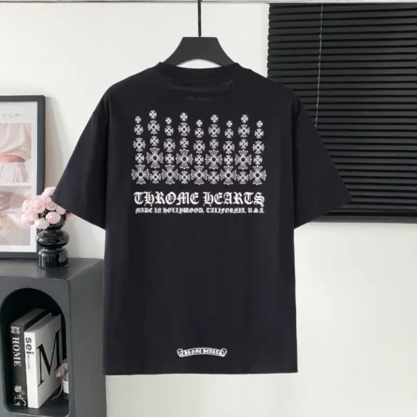 ChromeHearts logo lettering T-shirt BLACK