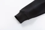 CELINE LOOSE HOODIE IN COTTON FLEECE BLACK - Image 8