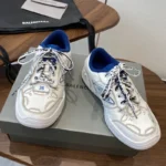 Balenciaga Hamptons Worn-Out White Blue - Image 7