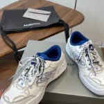 Balenciaga Hamptons Worn-Out White Blue - Image 5