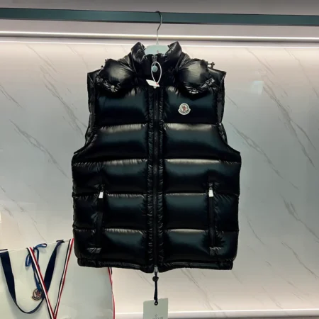 Moncler Bormes Down Vest Black