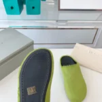 Marni - Fussbett Sandals Olive Green - Image 9