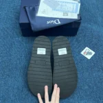 D*or Aqua Sandal Beige and Black Dior Oblique Jacquard - Image 8