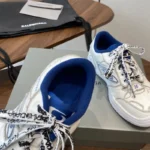 Balenciaga Hamptons Worn-Out White Blue - Image 8