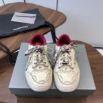 Balenciaga Hamptons Worn-Out White Red - Image 10