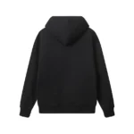 CELINE LOOSE HOODIE IN COTTON FLEECE BLACK - Image 2