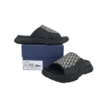D*or Alpha Sandal Black Rubber Oblique - Image 2