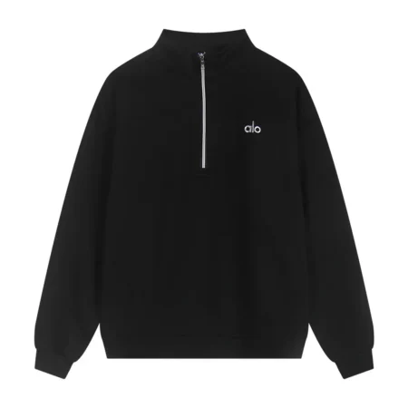 ALO Yoga Sweaters Falls  Pullover Hoodie Black