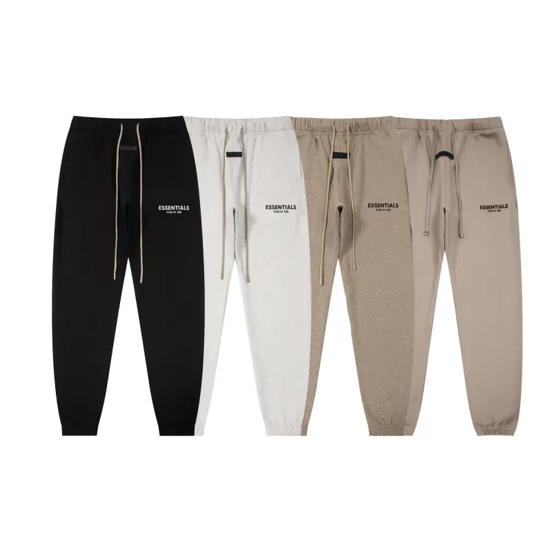 F0F0785C-4A07-4AC8-9A27-B98CE3452EDC Fear Of God Essentials Pants Applique Logo - Image 1