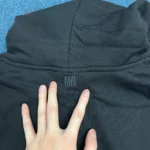 AMI Graphic Print Crew Neck Hoodie - Black Sweatshirts & Hoodies - Image 8