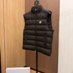 M*ncler Contain Down Vest Black/White - Image 9