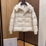 M*ncler Maya Hooded Short Down Jacket Black/Grey/Pink/White/Green - Image 15