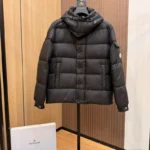 M*ncler Maya Hooded Short Down Jacket Black/Grey/Pink/White/Green - Image 18