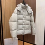 M*ncler Maya Hooded Short Down Jacket Black/Grey/Pink/White/Green - Image 5