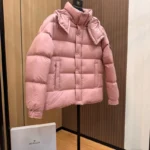 M*ncler Maya Hooded Short Down Jacket Black/Grey/Pink/White/Green - Image 13