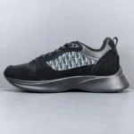 Dior B25 Runner Men's Suede Sneakers D Pattern Black&Green - Image 3